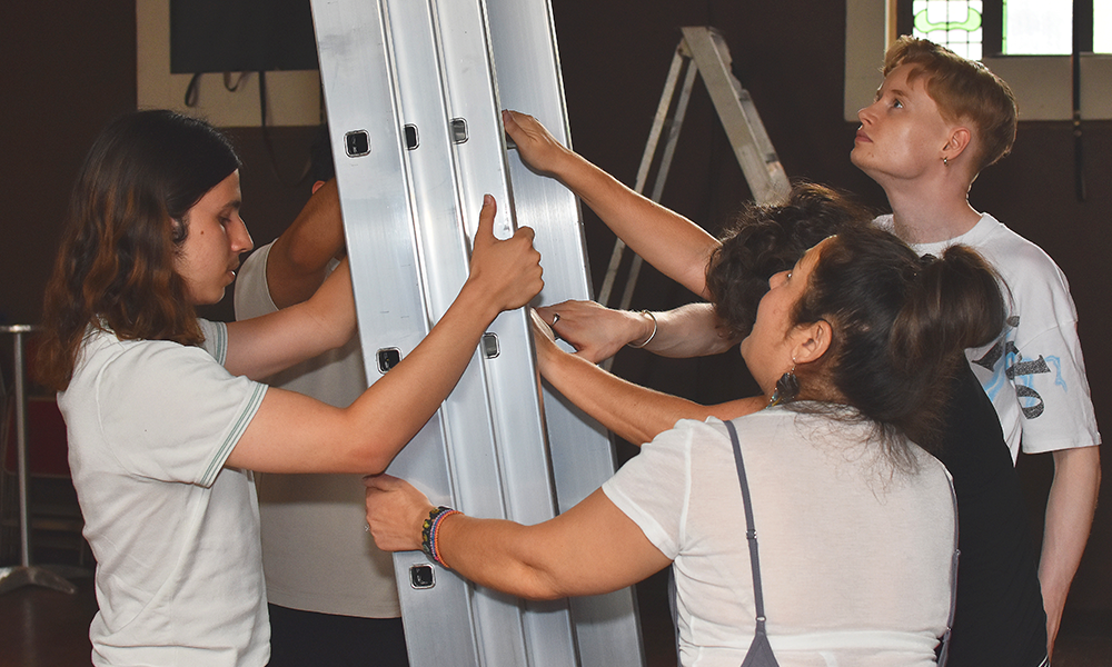 Participants get a grounding in a range of skills including how to work safely at height - image by Jon Massey / Wharf Life