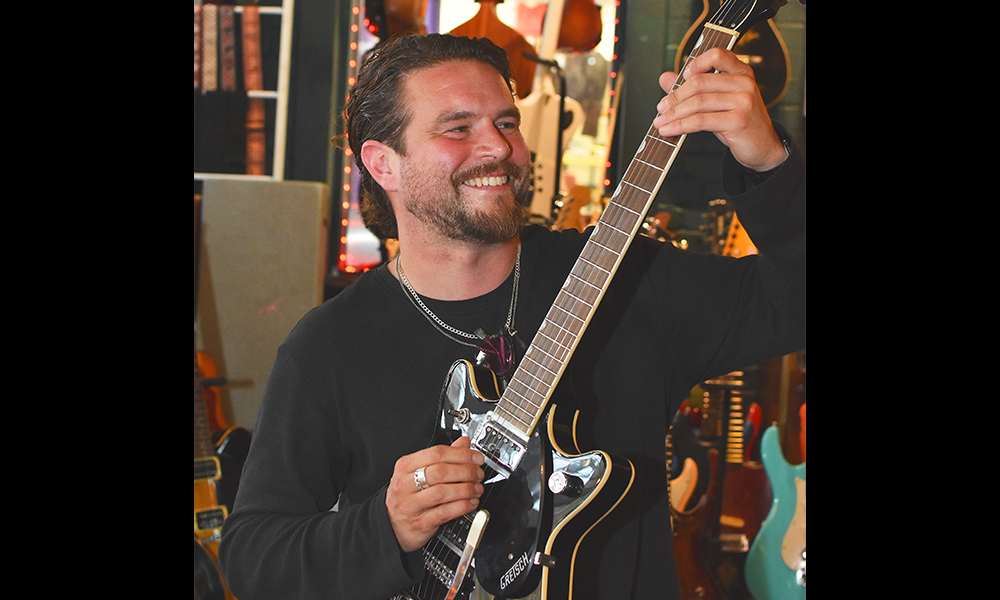 Tom Smith, founder of Tom's Guitar Shop - image by Jon Massey / Wharf Life