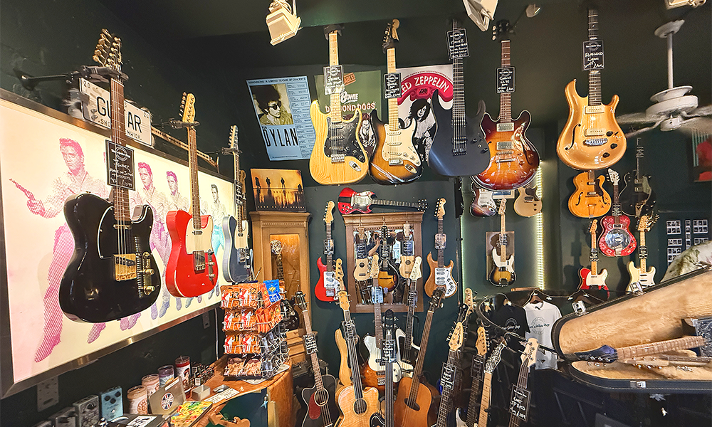
Tom's Guitar Shop is a treasure trove of instruments for all levels of player - image by Jon Massey / Wharf Life