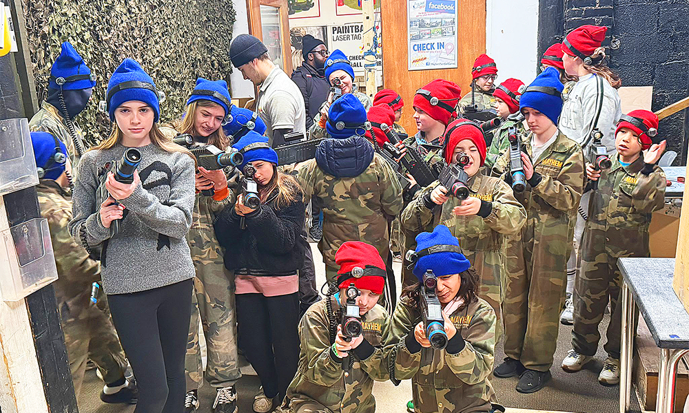 An outing to play Laser Tag - image supplied by Parkview Outdoor Play