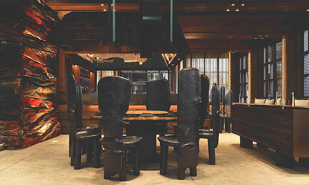 An artist's impression of how the Canary Wharf restaurant will look when it opens - image supplied by Bamboo Mat
