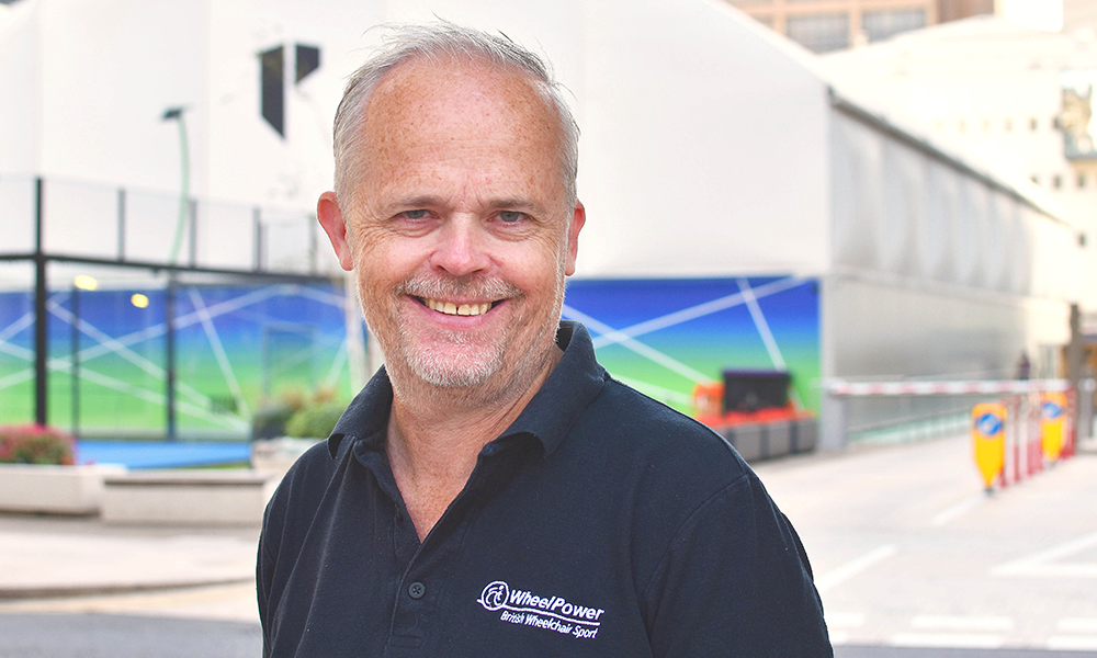 Paul Rushton, head of fundraising, data and communications at WheelPower - image by Jon Massey / Wharf Life