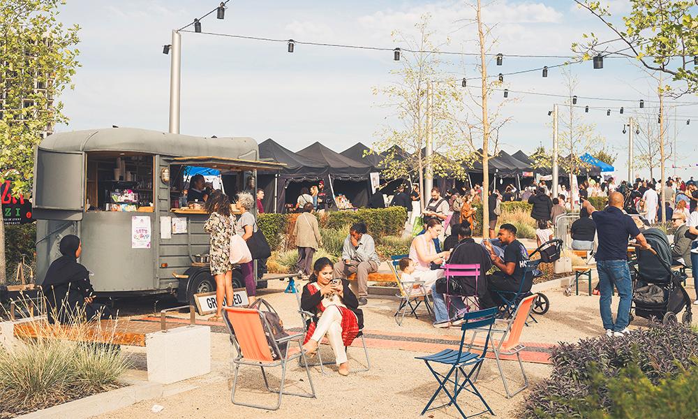 The festival will feature street food and a makers' market - image supplied by Barking Riverside Limited