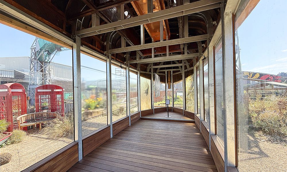 Common Threads will be the first exhibition to make use of Cody Dock's newly opened Boat House heritage pavilion - image by Jon Massey / Wharf Life