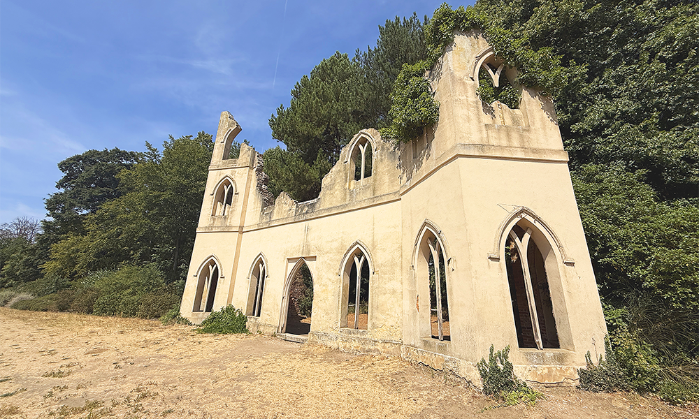 The park's ruined abbey - image by Jon Massey / Wharf Life
