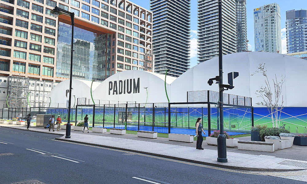 The taster sessions will be held at Padium in Canary Wharf - image by Jon Massey / Wharf Life