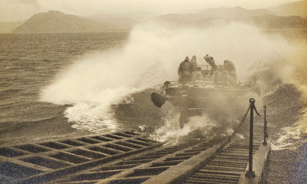 The Frederick Kitchen is launched at Beaumaris - image by the RNLI