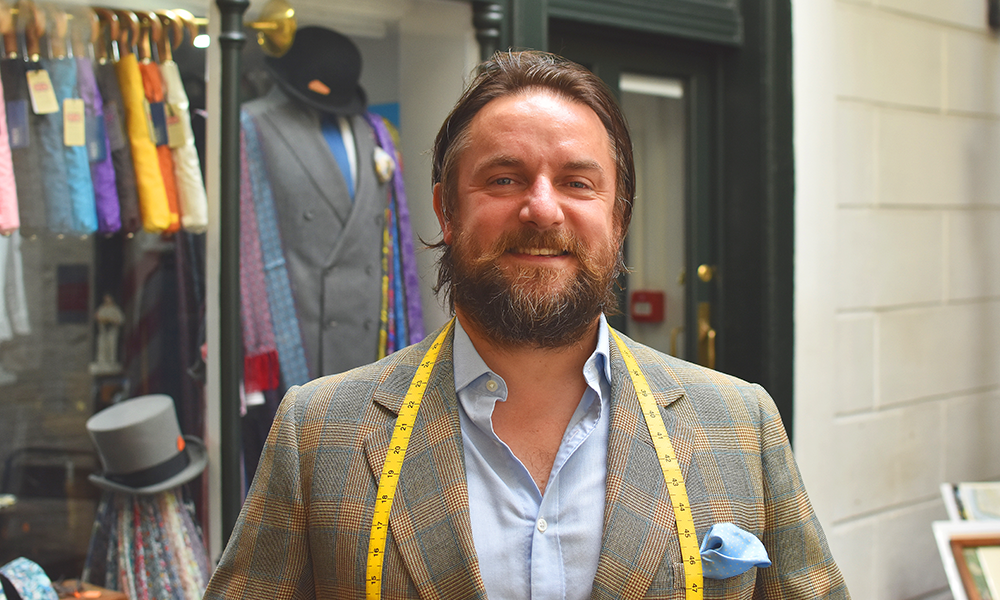 Philip Chalk, co-owner of Greenwich Collective in Greenwich Market - image by Jon Massey / Wharf Life
