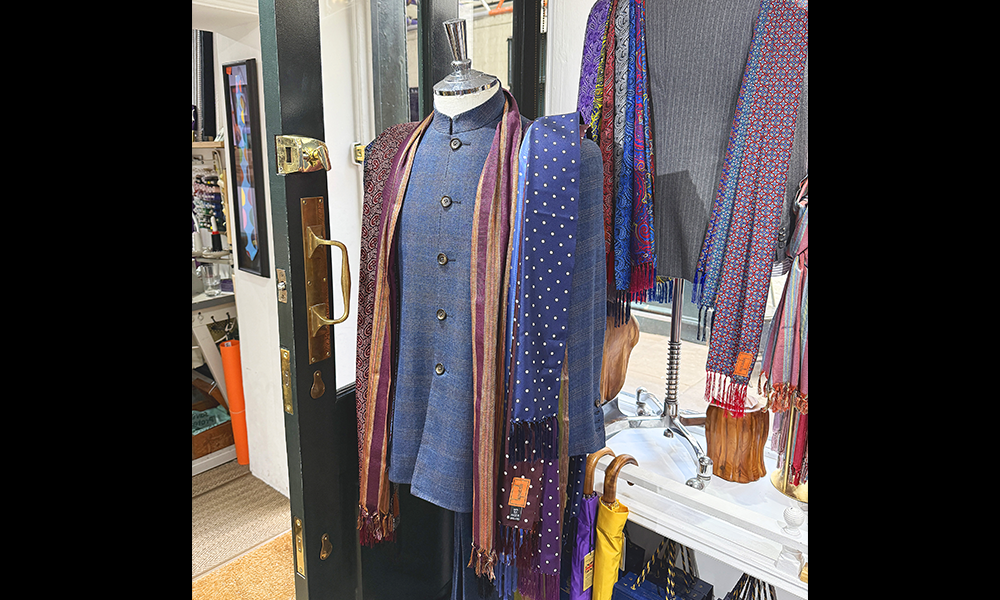 Philip, Wayne and the team offer ready-to-wear products as well as bespoke clothing - image by Jon Massey / Wharf Life