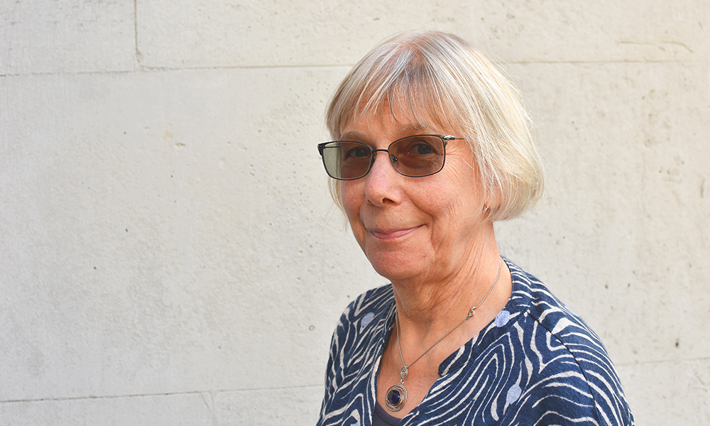 Wink Lorch, co-curator of Black Limehouse Lives - image by Jon Massey / Wharf Life