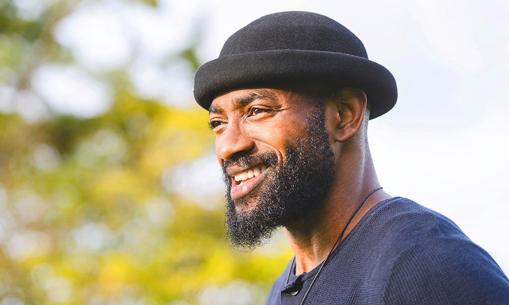 Dancer, choreographer, musician and composer, Dickson Mbi - image by Foteini Christofilopoulou