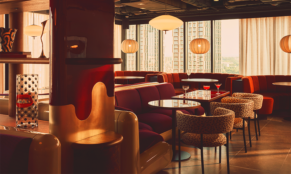 The interior of the restaurant and bar has been created by Holloway Li - image by Milo Hutchings