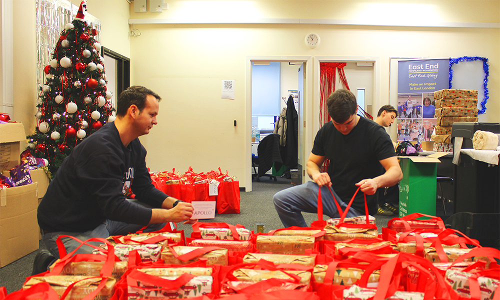 For the past 20 years, the charity has delivered care packages to elderly residents - image supplied by EECF