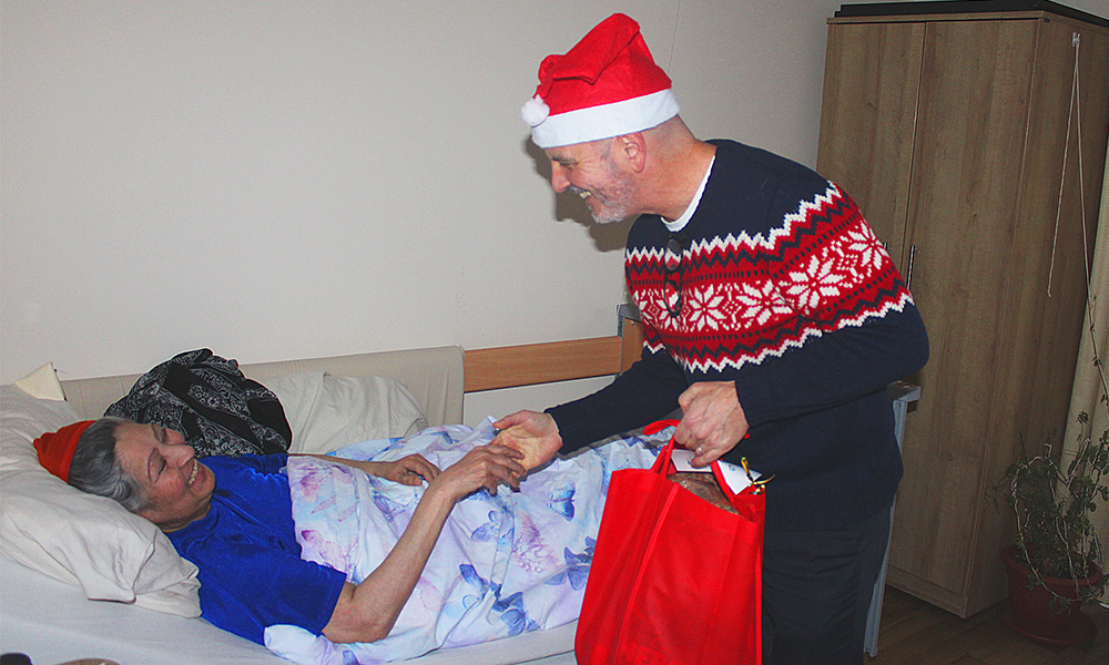 Those receiving gifts are identified by the charities EECF works with - image supplied by EECF