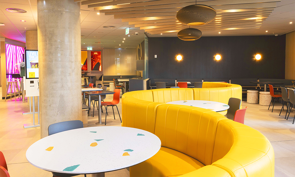 The new restaurant employs 120 staff and has 138 seats for diners – image supplied by McDonald's
