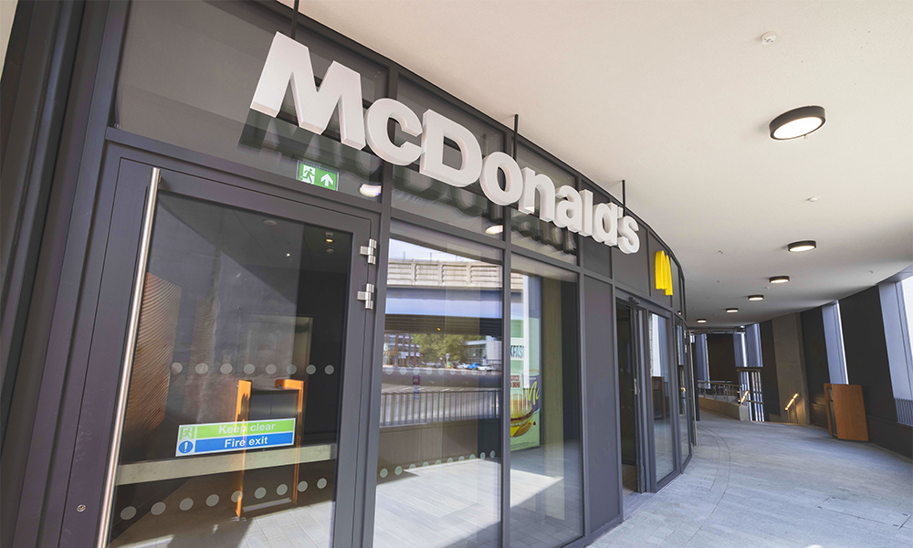 McDonald's Billingsgate is now up and running - image supplied by McDonalds