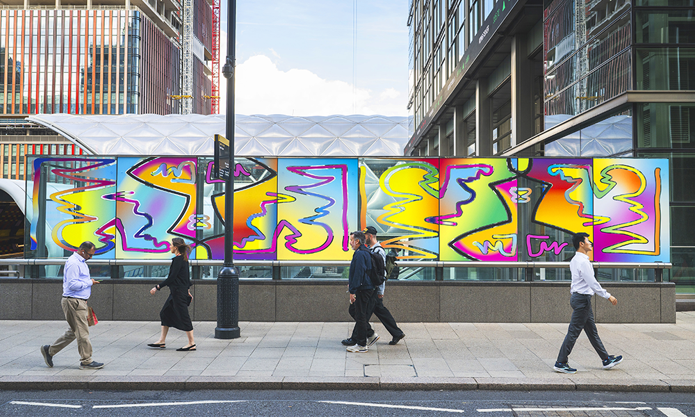 Folkloriq can be see in North Colonnade - image by Sean Pollock