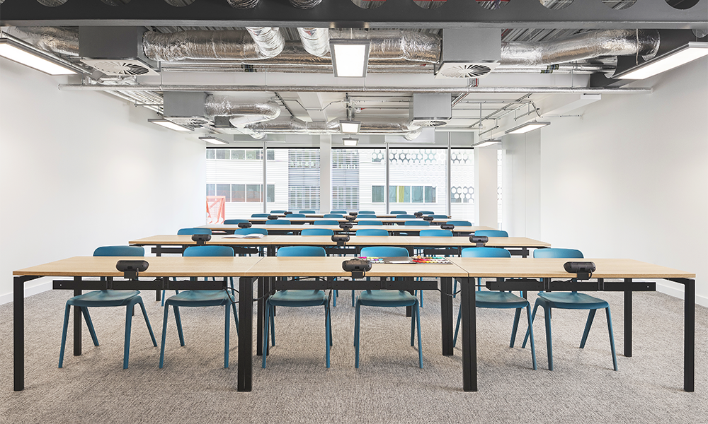 A classroom at the newly opened campus - image by Peldon Rose / peldonrose.com